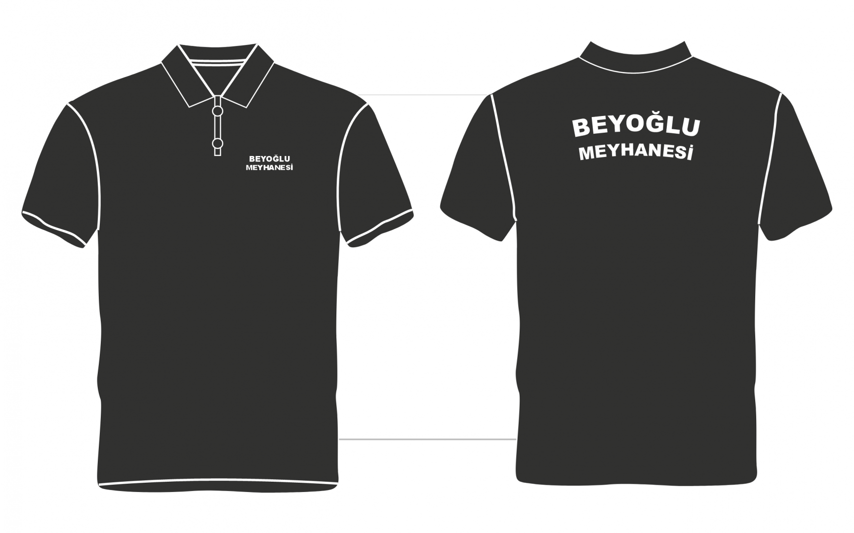 02  Polo Yaka Tişört / Nakışlı
