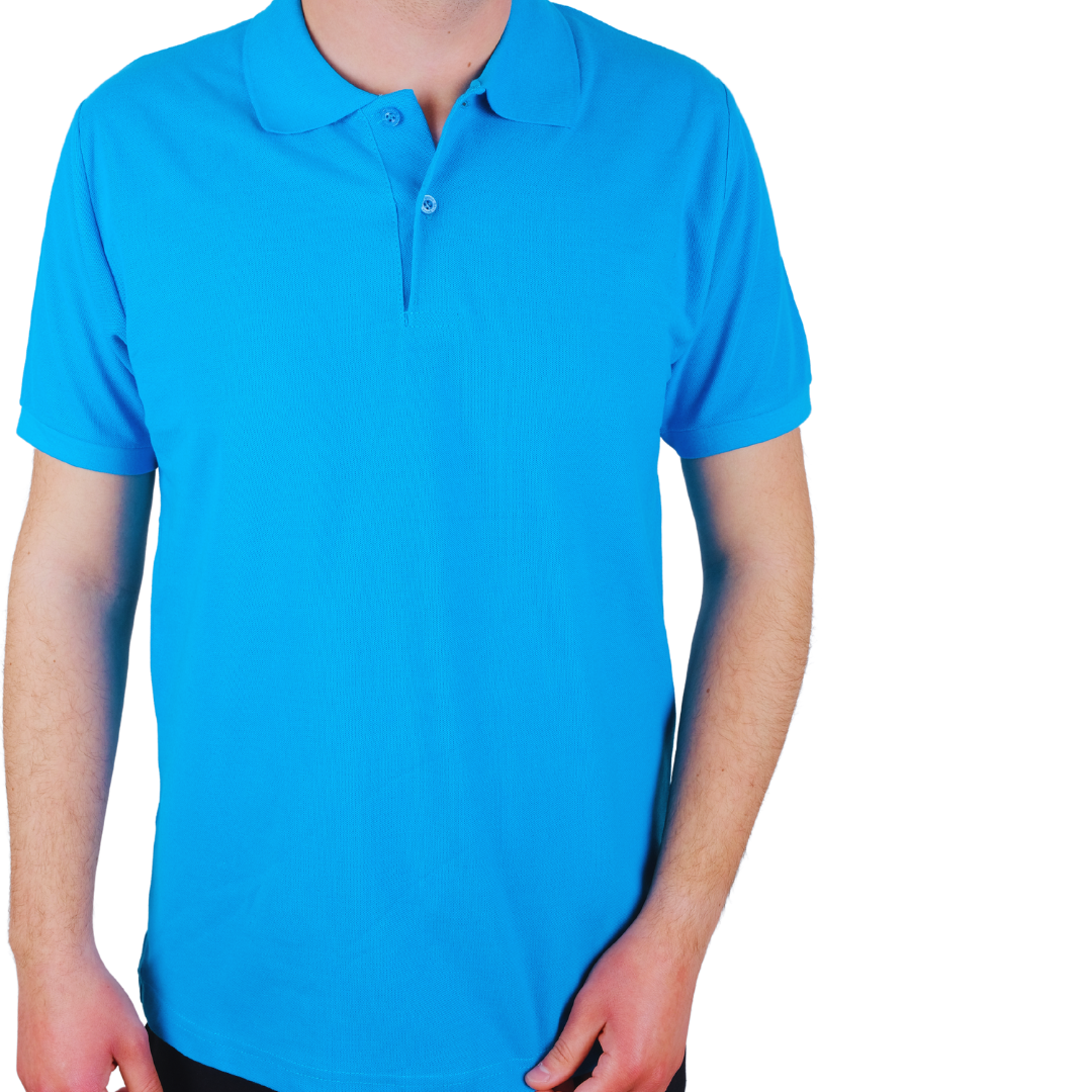 Baskılı Polo Yaka Premium Tişört Turkuaz - TOPTAN (10 Adet) Baskılı Polo Yaka Premium Tişört Turkuaz - TOPTAN (10 Adet)