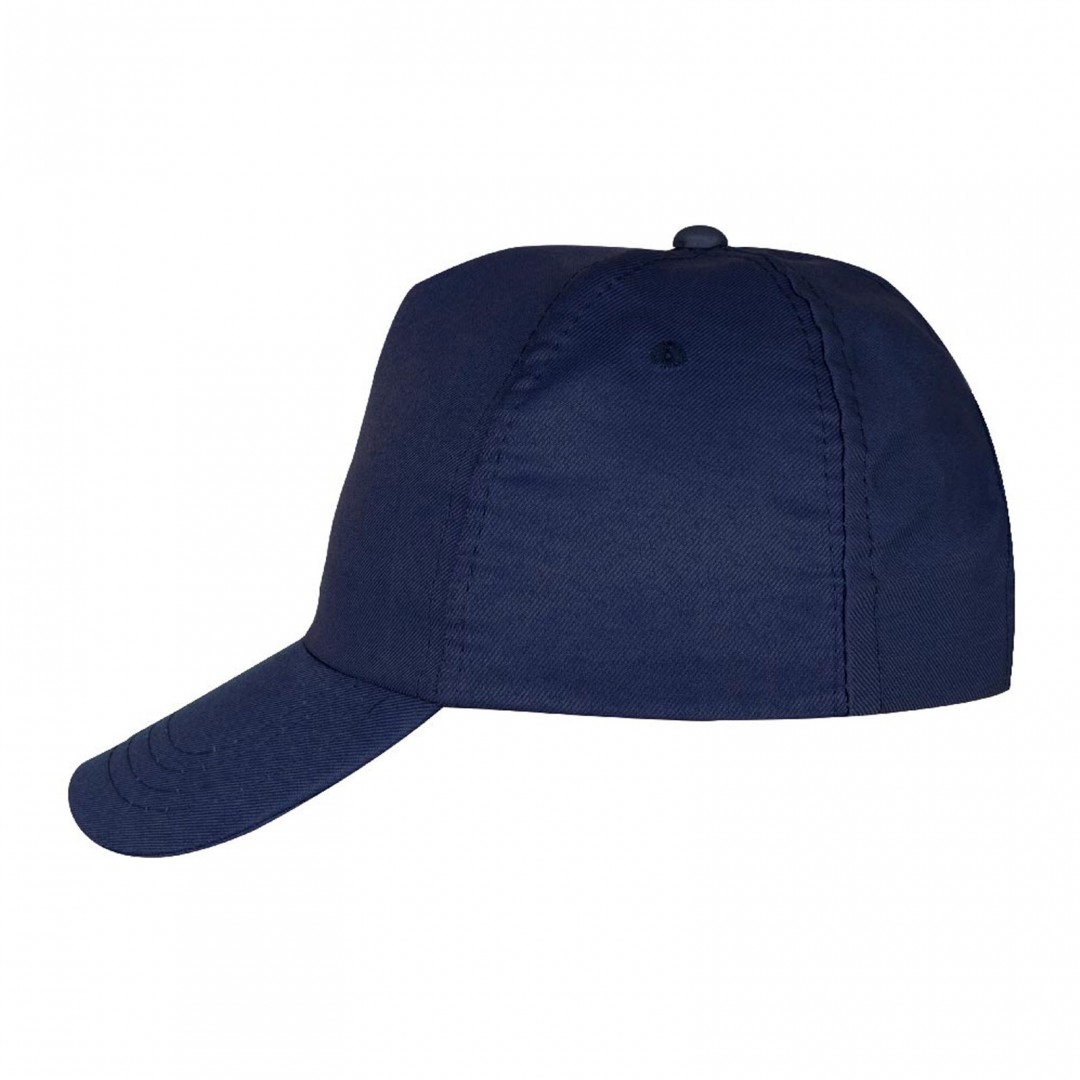Baskılı Polyester Şapka Lacivert