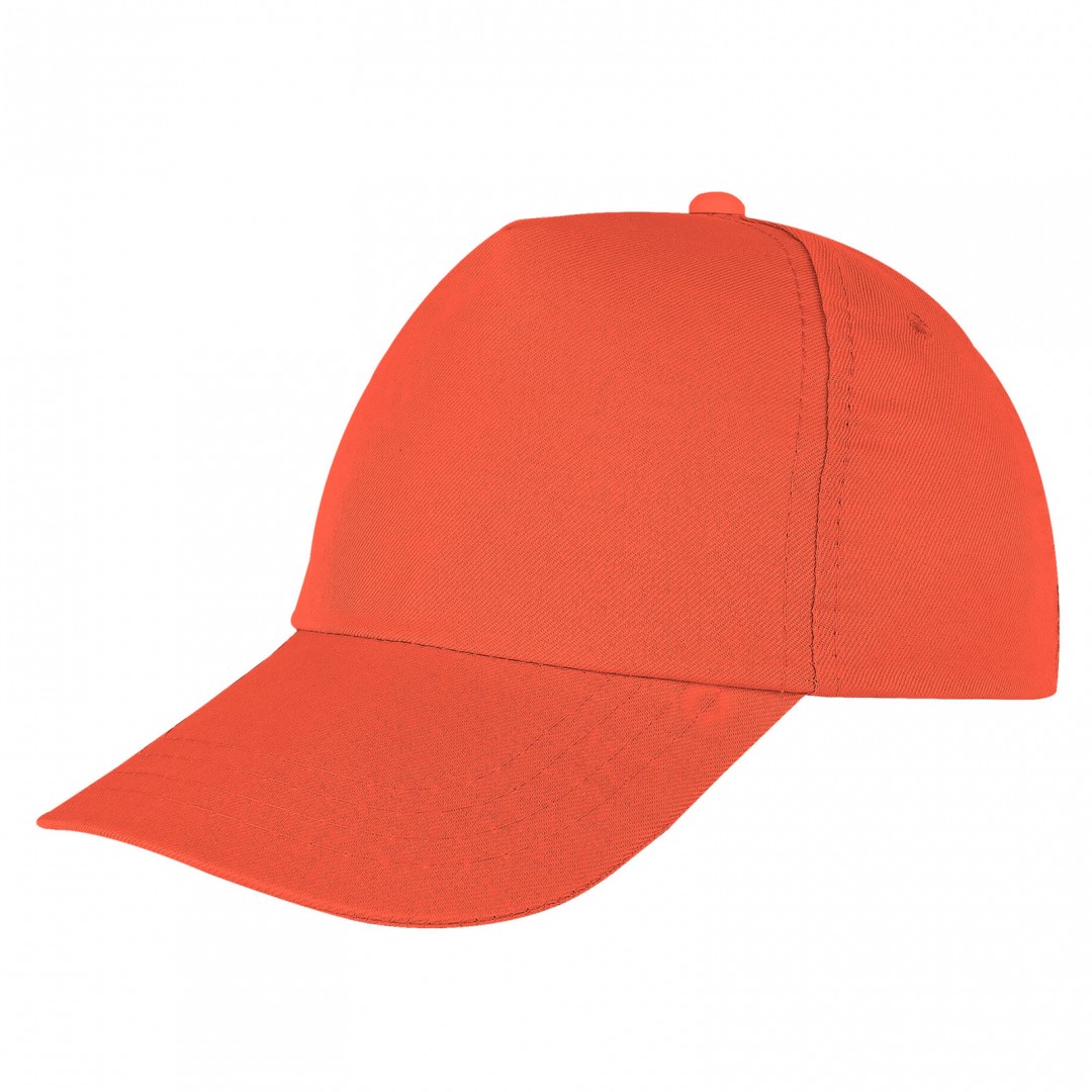 Baskılı Polyester Şapka Turuncu