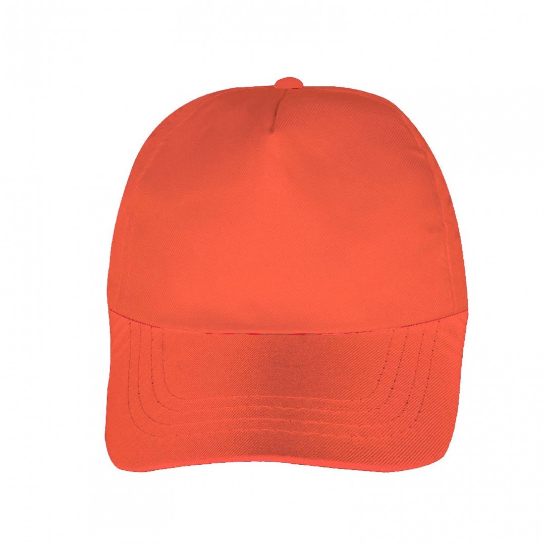 Baskılı Polyester Şapka Turuncu