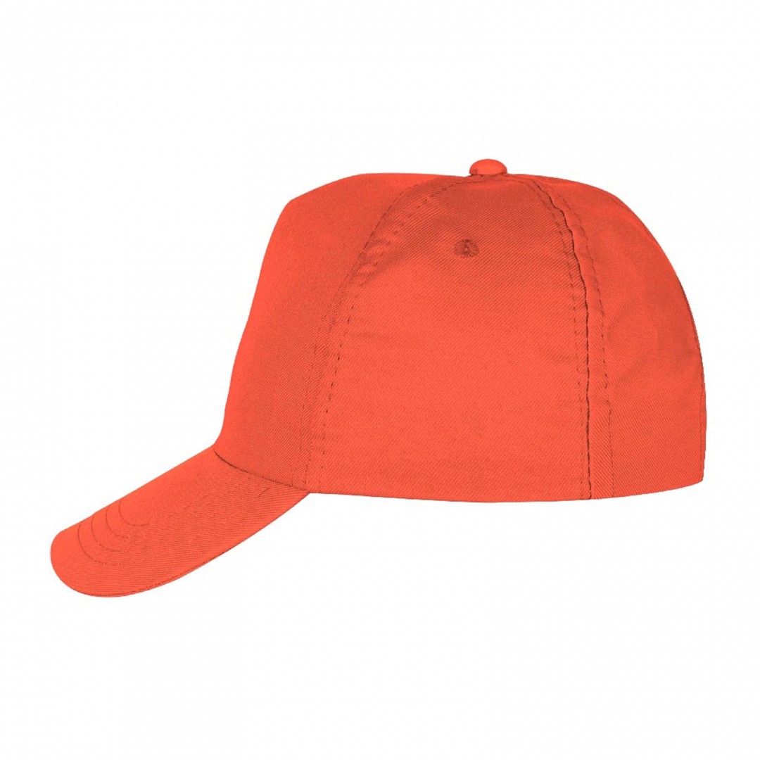 Baskılı Polyester Şapka Turuncu