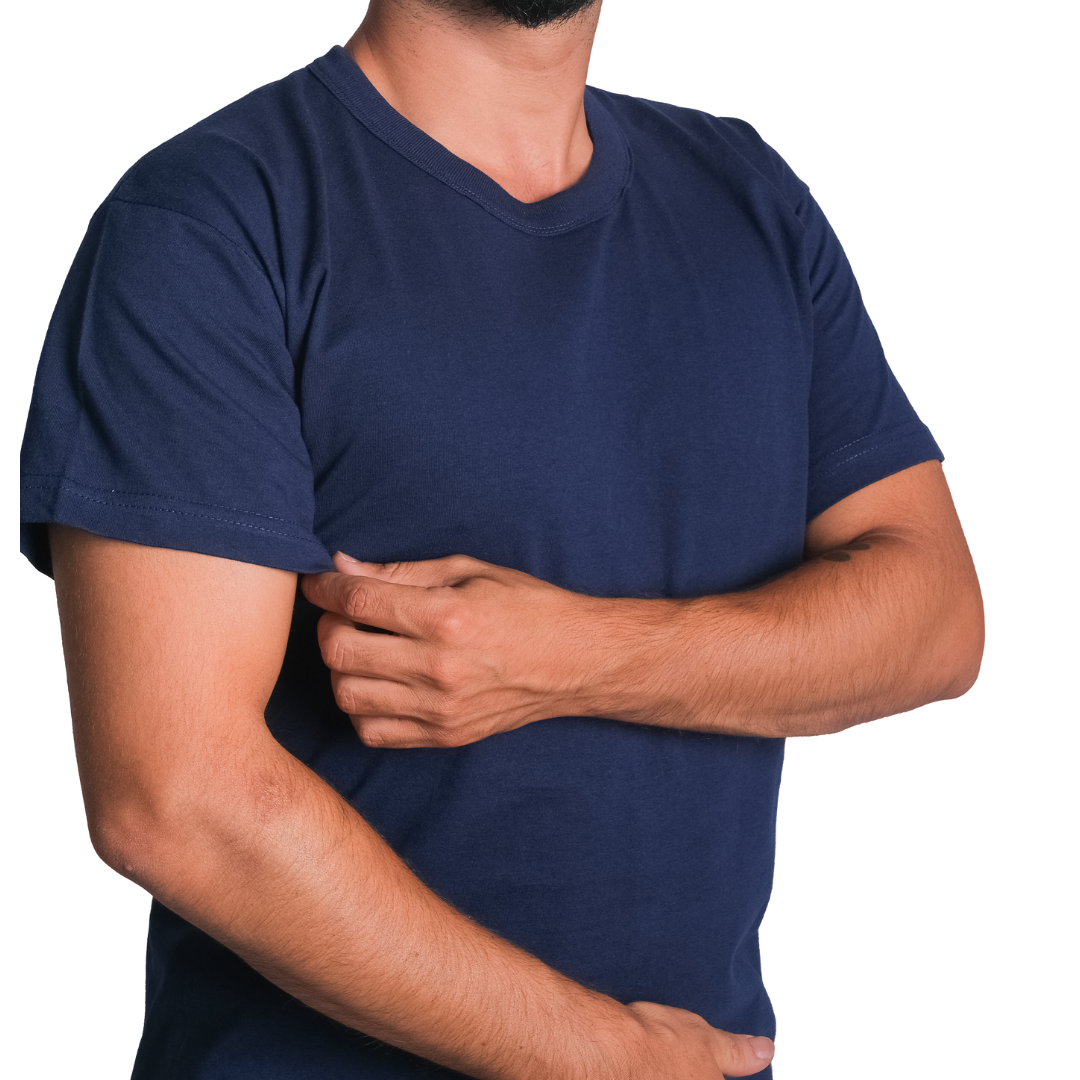 Baskılı Sıfır Yaka Company Tişört Lacivert - TOPTAN (10 Adet) Baskılı Sıfır Yaka Company Tişört Lacivert - TOPTAN (10 Adet)