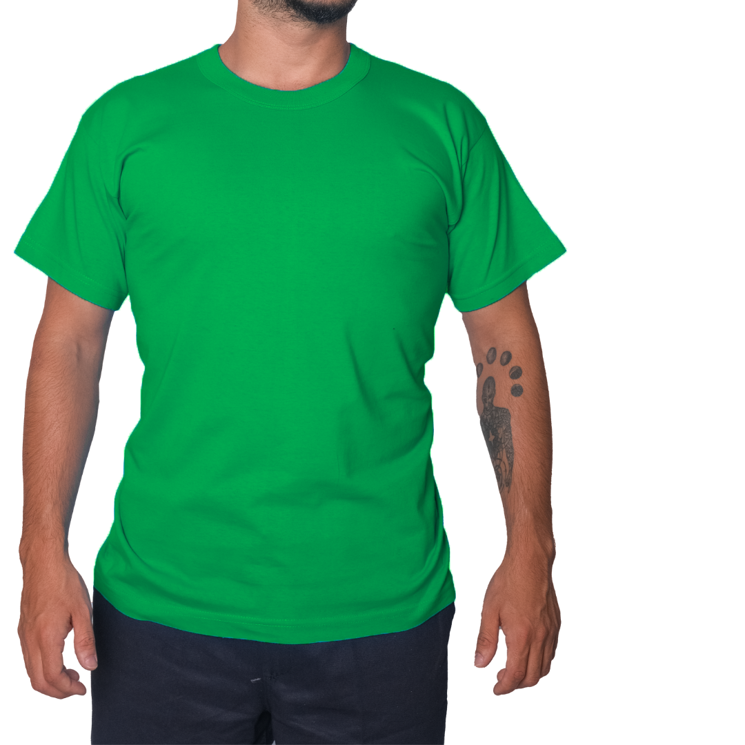 Baskılı Sıfır Yaka Company Tişört Yeşil - TOPTAN (10 Adet) Baskılı Sıfır Yaka Company Tişört Yeşil - TOPTAN (10 Adet)