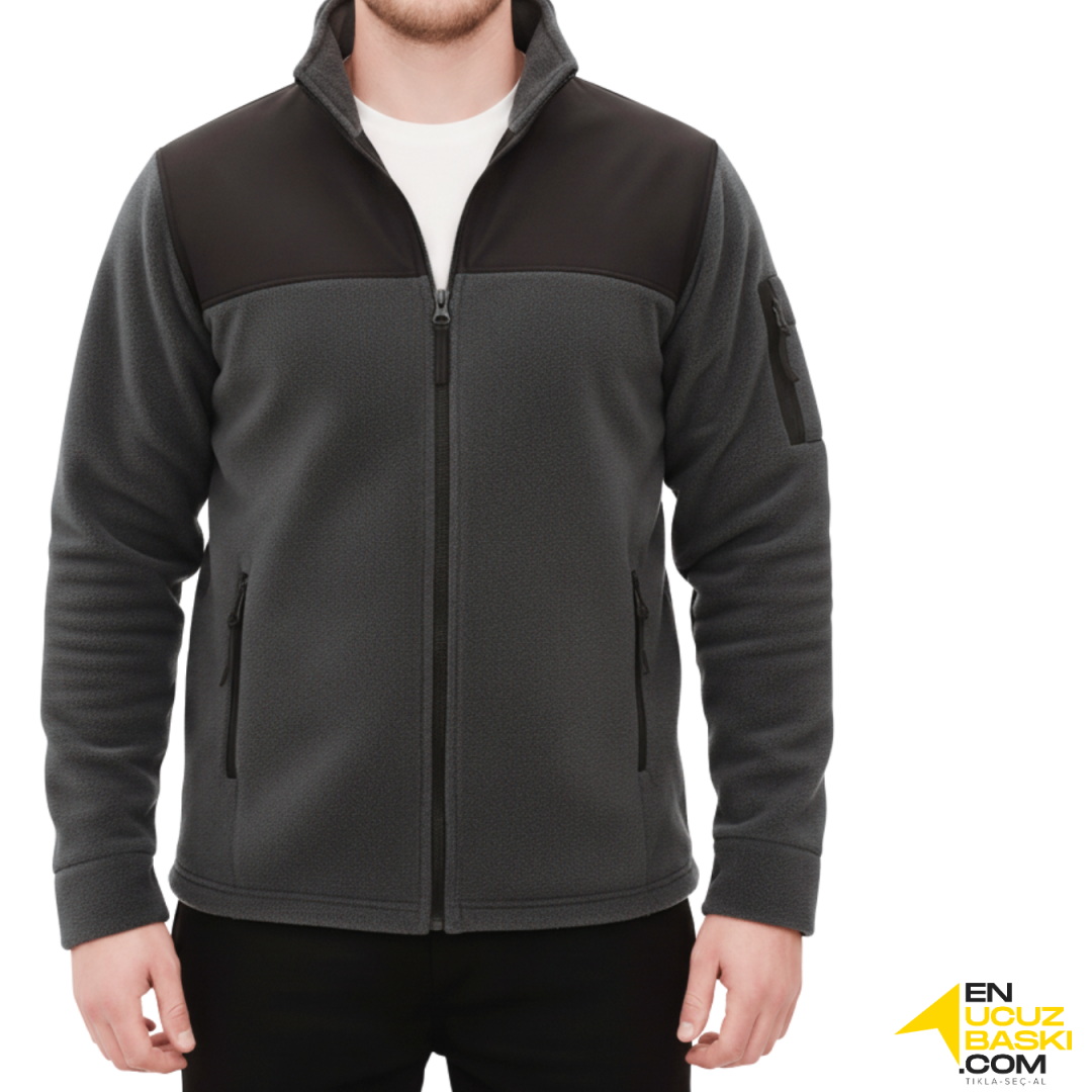 Baskılı Softshell Mont Gri - TOPTAN (10 Adet) Baskılı Softshell Mont Gri - TOPTAN (10 Adet)