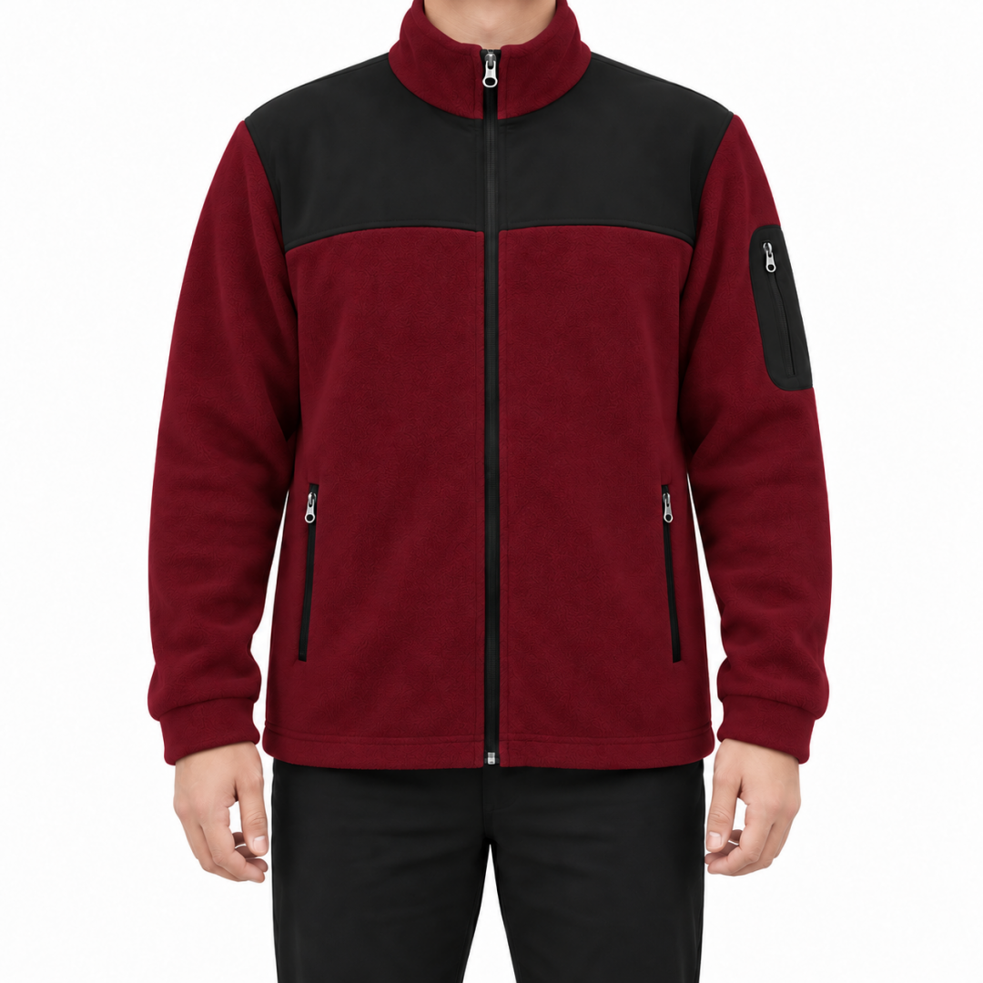 Baskılı Softshelli Polar Mont 3 Cepli / Bordo İş Kıyafeti Baskılı Softshelli Polar Mont 3 Cepli / Bordo İş Kıyafeti