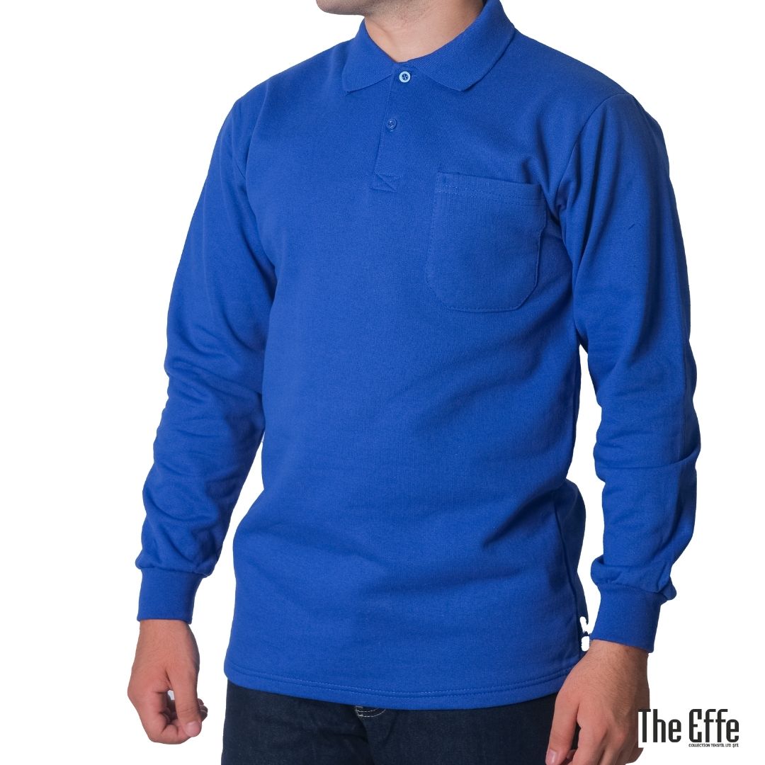 Baskılı Sweat Polo Yaka / Saks Mavi İş Kıyafeti ( 10 ADET) Baskılı Sweat Polo Yaka / Saks Mavi İş Kıyafeti ( 10 ADET)