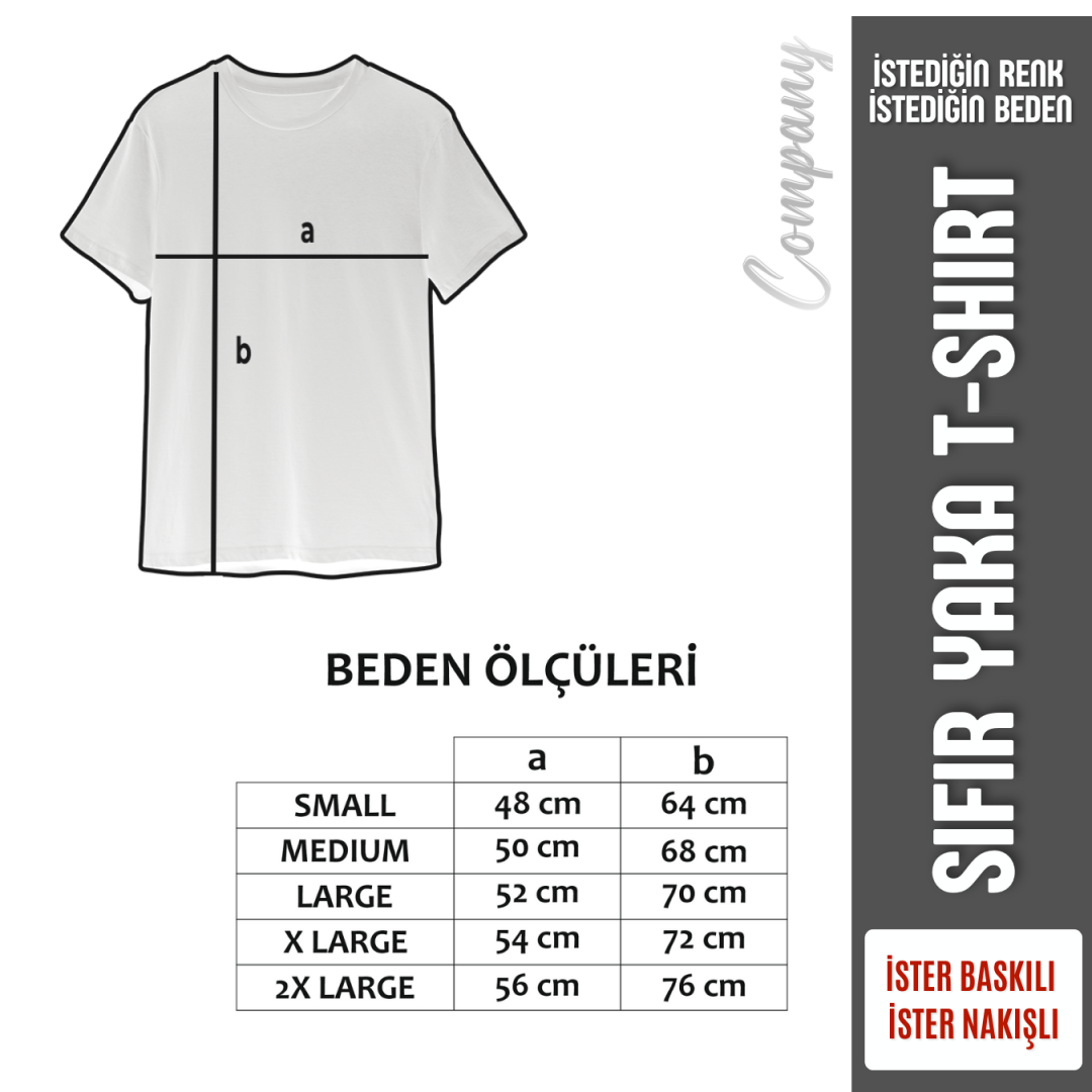 Baskılı V Yaka T-shirt Siyah - Company Baskılı V Yaka T-shirt Siyah - Company