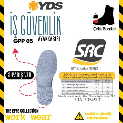 İş Güvenlik Ayakkabı Yds Gpp05 S2 - İş Kıyafeti