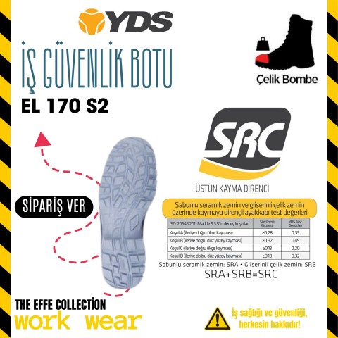İş Güvenlik Botu Yds El 170 S2 - İş Kıyafeti