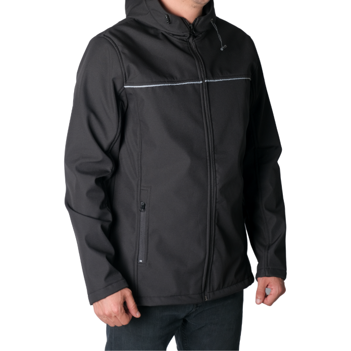 Basic Softshell  Mont Kapşonlu Siyah