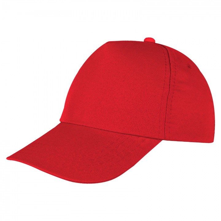 Baskılı Polyester Şapka Kırmızı