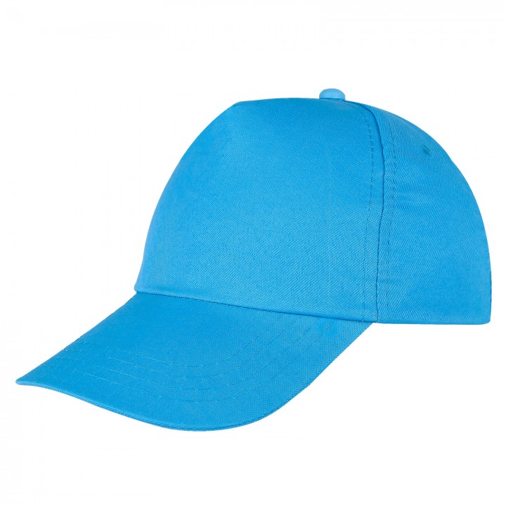 Baskılı Polyester Şapka Turkuaz